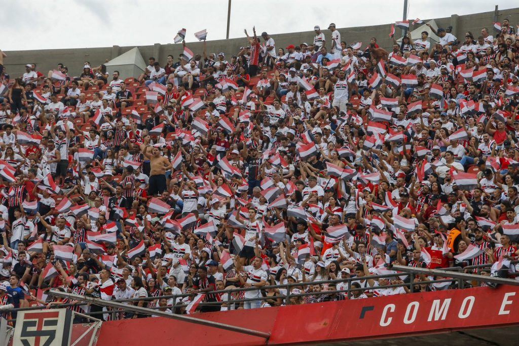 Torcida do São Paulo tem comparecido em peso também nessa temporada de 2024. (Foto: Twitter do SPFC)