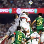 São Paulo e Palmeiras empatam sem gols no MorumBIS pelo Brasileirão, em uma segunda-feira. (Foto: Twitter do Brasileirão)