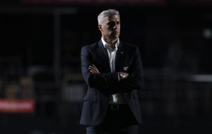 Hernán Crespo passou pelo São Paulo em 2021. (Foto: Twitter do SPFC)