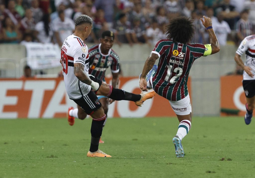 São Paulo e Fluminense se enfrentam pelo Brasileirão. (Foto: Twitter do SPFC)