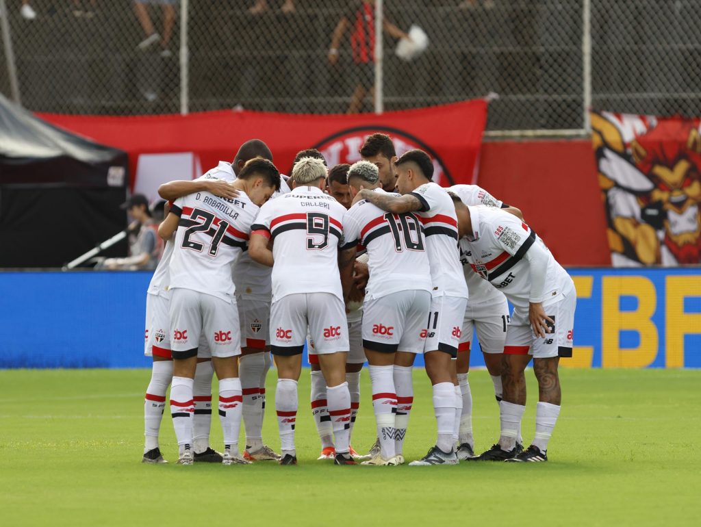 Tricolor venceu a segunda partida como visitante no Campeonato Brasileiro. (Créditos: Rubens Chiri/Saopaulofc.net)