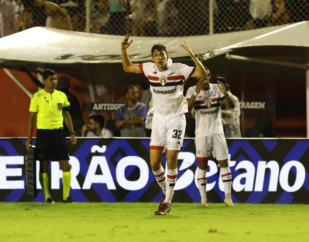 Ferraresi se tornou o primeiro venezuelano a marcar com a camisa do São Paulo. (Créditos: Rubens Chiri/Saopaulofc.net)