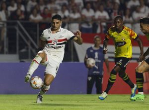 São Paulo empatou contra Barcelona pela Libertadores. (Foto: Twitter do SPFC)