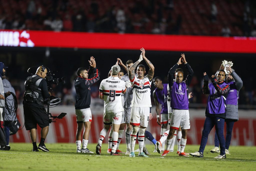 São Paulo vence Talleres e se classifica para as oitavas de final da Libertadores. (Foto: X do SPFC)