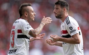 Rafinha e Calleri são líderes do São Paulo. (Foto: AGIF)