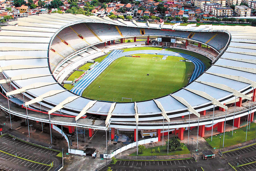 São Paulo tem péssimo aproveitamento jogando no Mangueirão. (Foto: divulgação)