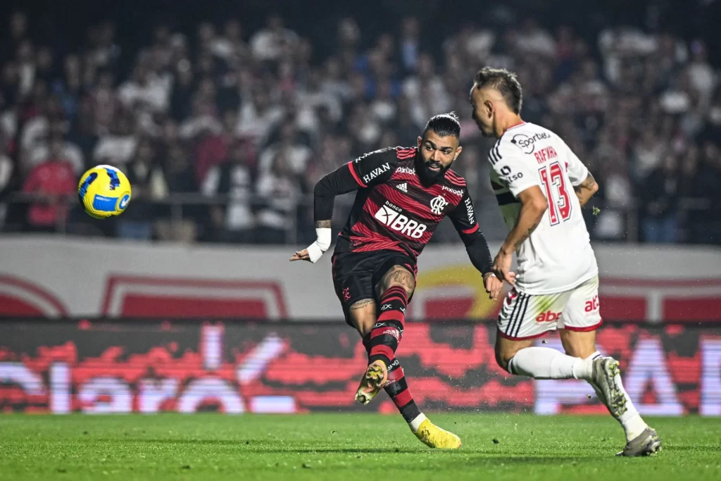 Gabigol já marcou contra o São Paulo. (Foto: Alexandre Neto/Estadão)