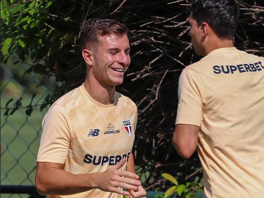 Galoppo pode ser titular em estreia do São Paulo pela Copa do Brasil. (Foto: Twitter do SPFC)