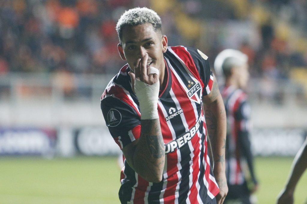 Luciano marca, e São Paulo vence Cobresal por 3 a 1 para se classificar às oitavas de final da Copa Libertadores. (Foto: Twitter da Libertadores)