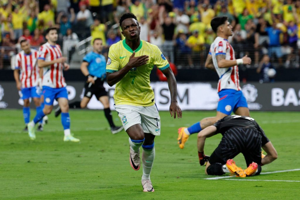 Brasil goleia Paraguai, com show de Vinicius Jr. (Foto: Copa América)