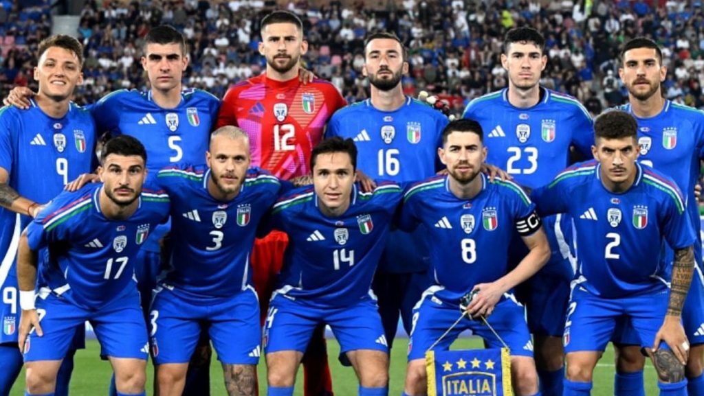 Seleção italiana que disputa a Eurocopa.