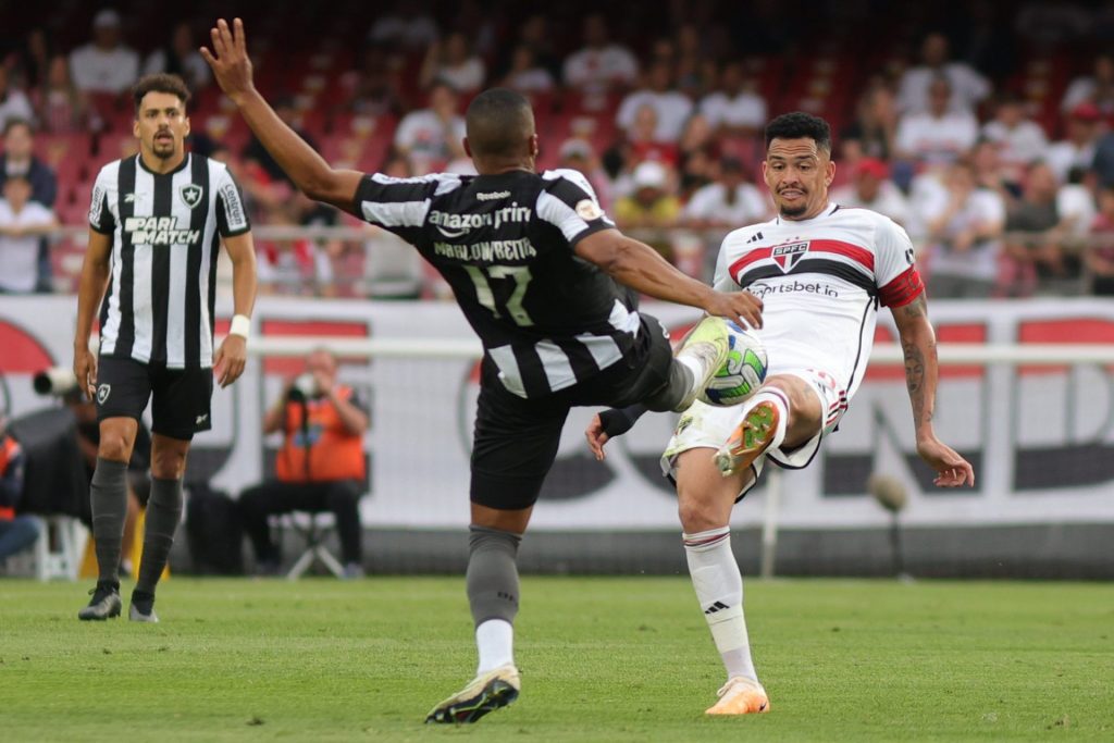 São Paulo tem sofrido para vencer o Botafogo nos últimos jogos. (Foto: X do SPFC)