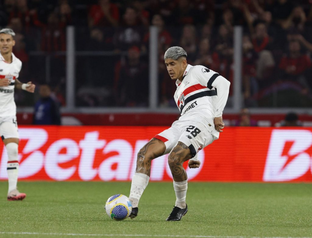 Alan Franco tem sido um dos pilares do São Paulo na temporada. (Foto: X do SPFC)