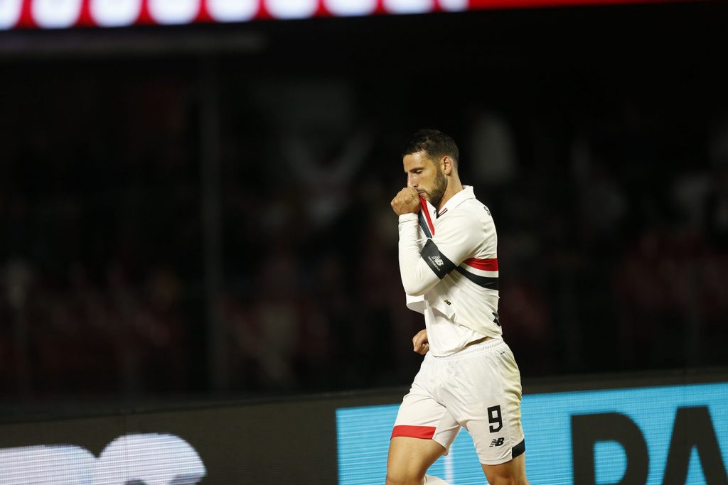 Calleri é um dos líderes do São Paulo. (Foto: X do SPFC)