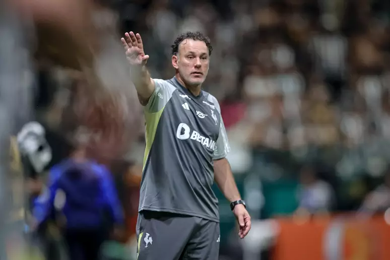 Gabi Milito é o técnico do Galo em 2024. (Foto: Pedro Souza/Atlético)