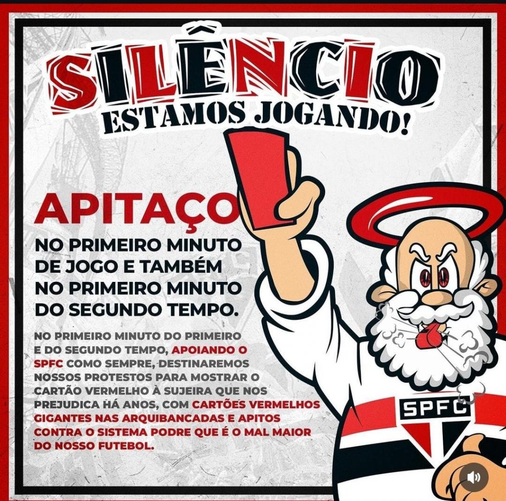 Independente faria protesto no MorumBIS contra a arbitragem. (Foto: Reprodução)