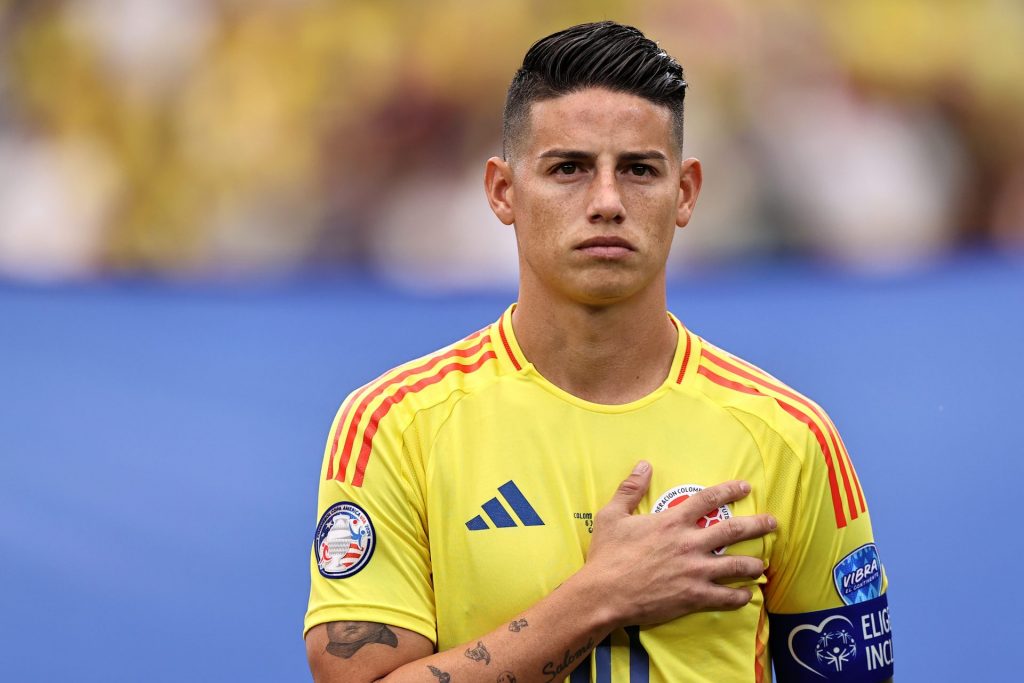 James Rodríguez foi destaque na última Copa América. (Foto: X da Copa América)