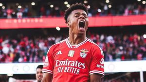 David Neres, atleta do Benfica, é cria do São Paulo. (Foto: Divulgação/Benfica)