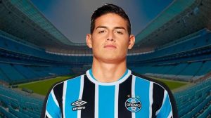 Torcedores pedem James Rodriguez no Grêmio. - Foto: Divulgação