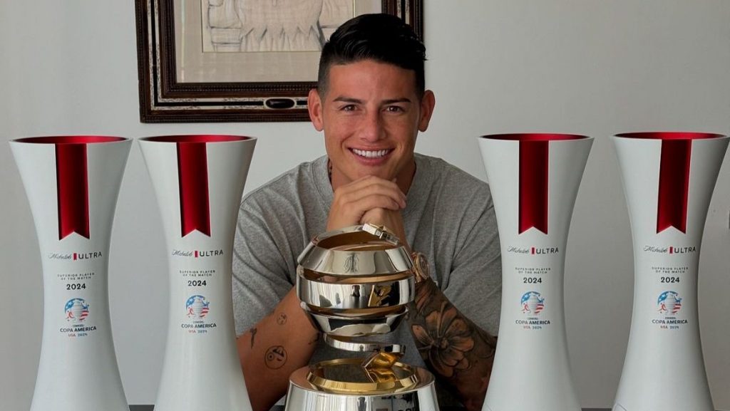 James Rodriguez, melhor jogador da Copa América - Foto: Reprodução