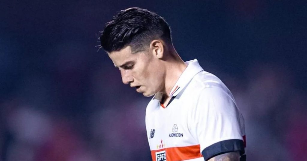 James Rodriguez, não é mais jogador do São Paulo. - Foto: Rubens Chiri