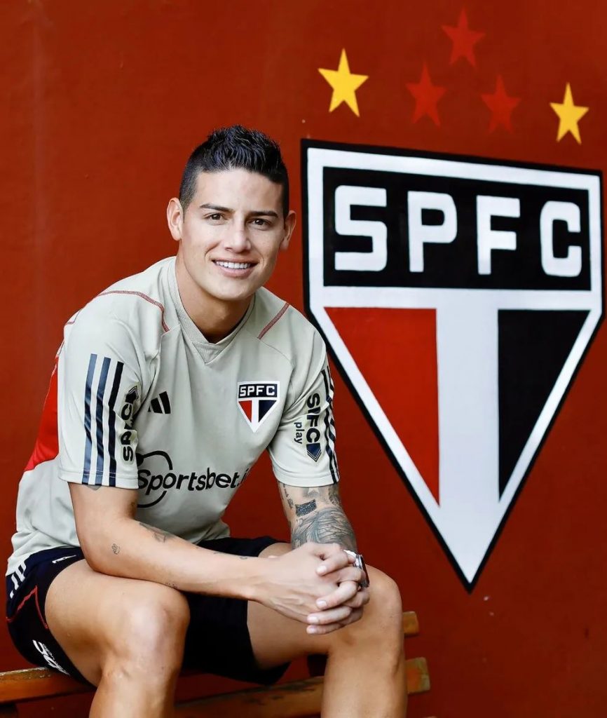 James Rodriguez negocia rescisão com o São Paulo - Foto: Erico Leonan