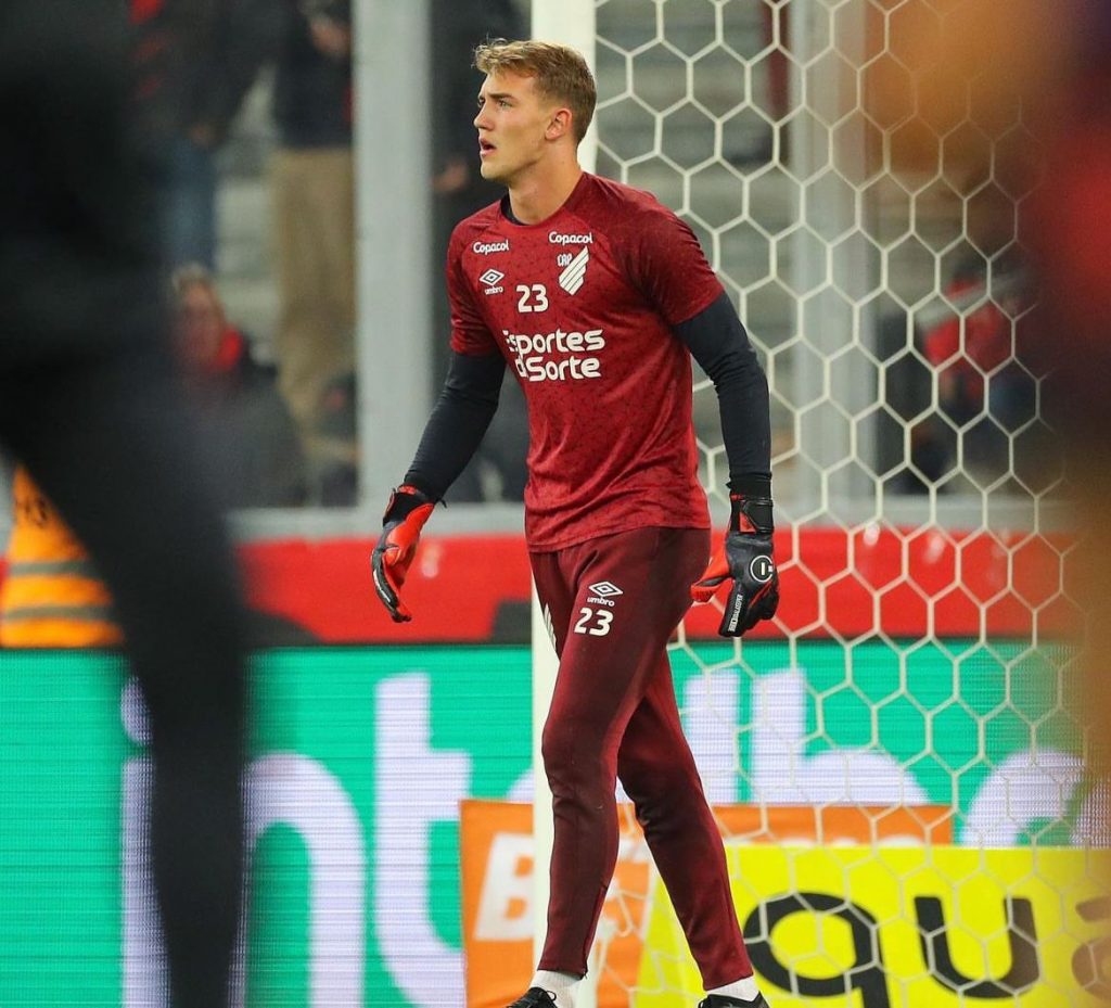 Léo Linck, goleiro do Furacão - Foto: Reprodução