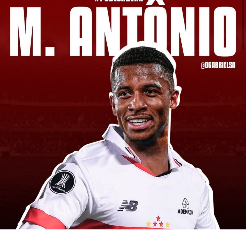 Marcos Antonio, novo jogador do São Paulo - Foto: Reprodução Gabriel Sá