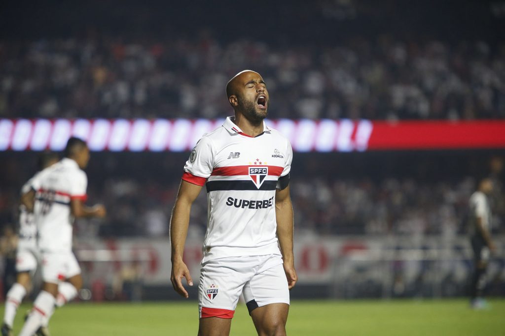 Lucas é a grande esperança de gol do São Paulo. (Foto: X do SPFC)