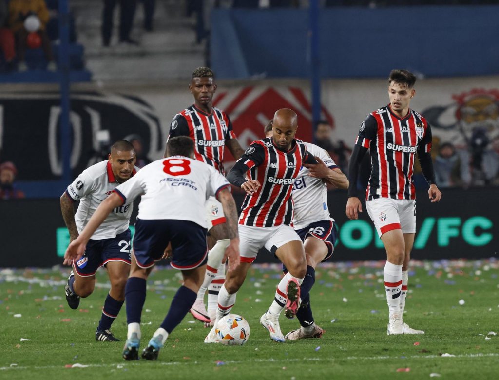 São Paulo empatou sem gols contra o Nacional-URU pela Copa Libertadores. (Foto: X do SPFC)