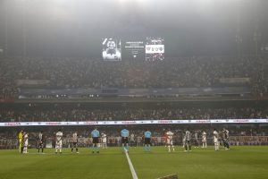 São Paulo presta homenagem a Izquierdo no jogo contra o Atlético Mineiro pela Copa do Brasil. (Foto: X do SPFC)