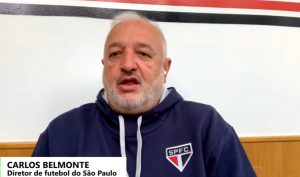 Carlos Belmonte fala sobre reforços no São Paulo. (Foto: Reprodução/De Primeira/UOL)