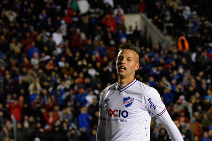 Nico López reforça o Bolso contra o São Paulo pela Libertadores. (Foto: X do Nacional)