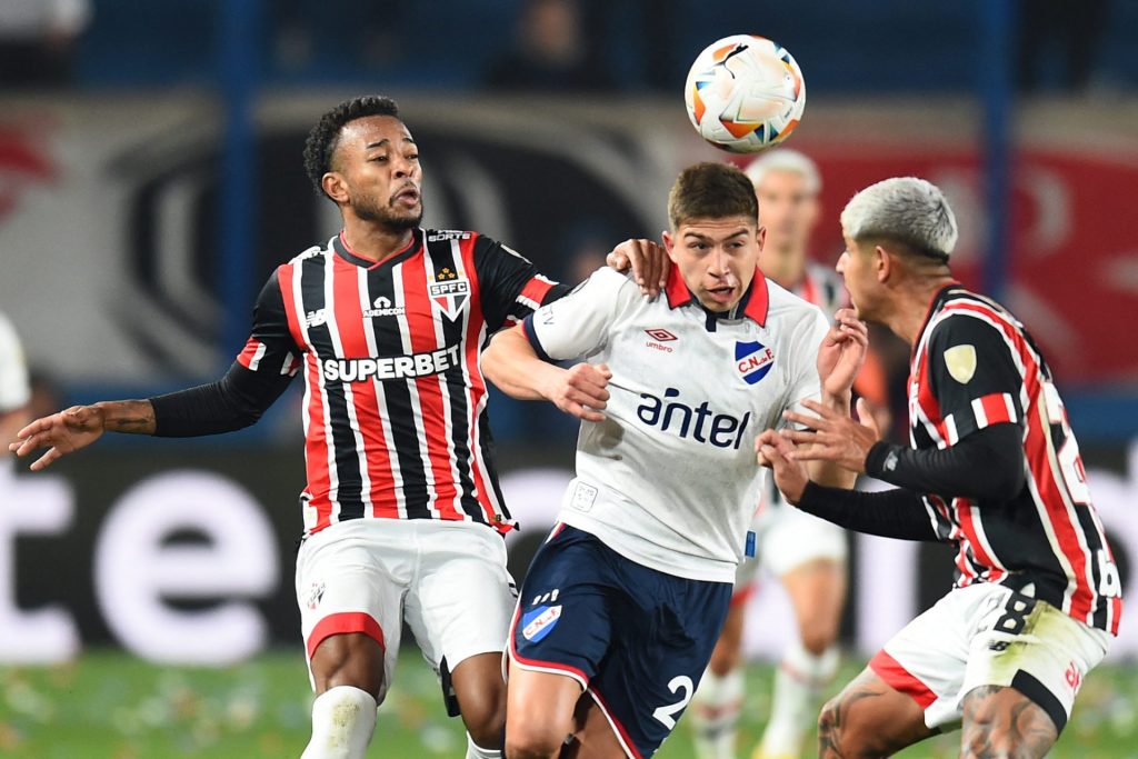 São Paulo faz jogo duro e empata sem gols contra o Nacional, em Montevidéu. (Foto: X da Libertadores)