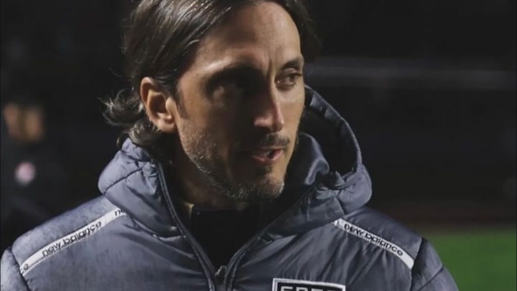 Luis Zubeldia, técnico do São Paulo. Foto: Rubens Chiri