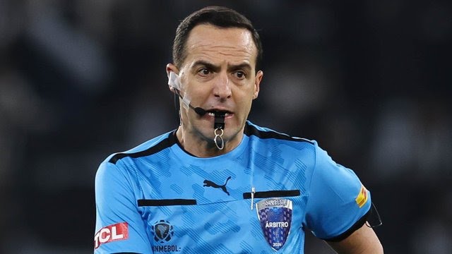 Esteban Ostojich será o árbitro de Botafogo x São Paulo pela Copa Libertadores. (Foto: Reprodução/Conmebol)