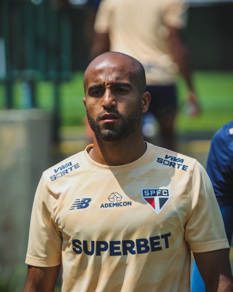 Lucas Moura é um dos destaques do São Paulo em 2024. (Foto: Rubens Chiri/SPFC)