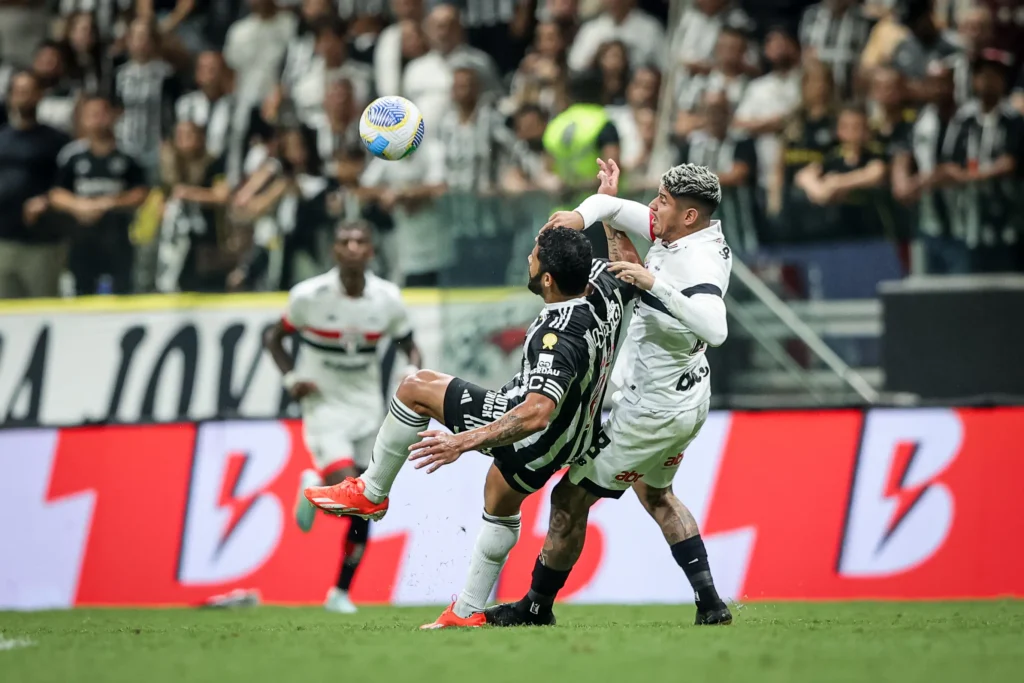 São Paulo emperra contra o Atlético Mineiro e cai na Copa do Brasil. (Foto: Pedro Souza/Atlético)