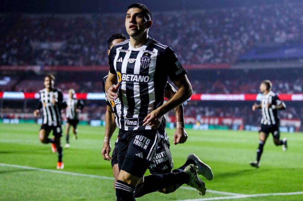 Atlético Mineiro venceu o São Paulo com gol de Rodrigo Battaglia. (Foto: Alamy Stock/Associated Press)