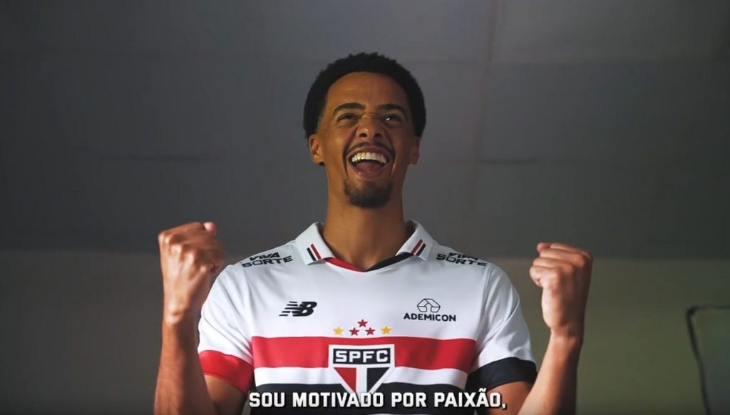 Jamal Lewis foi contratado pelo São paulo - Foto: Reprodução/São Paulo FC