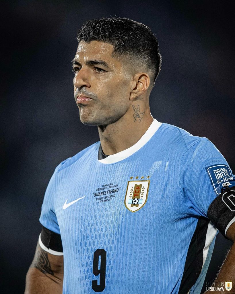 Suárez se despediu da seleção do Uruguai em jogo das Eliminatórias. (Foto: AUF)
