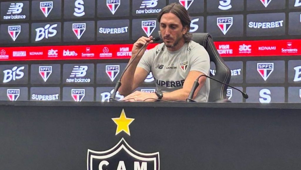 Luis Zubeldia, técnico do São Paulo. - Foto: Reprodução