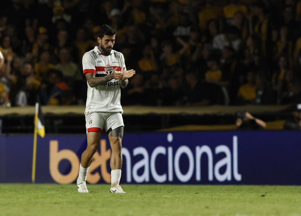 Liziero tem contrato até junho de 2025 com o São Paulo. (Foto: Rubens Chiri/SPFC)