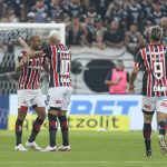 Luciano, Lucas e Calleri somam metade dos gols do São Paulo em 2024. (Foto: Ricardo Moreira/Getty Images)