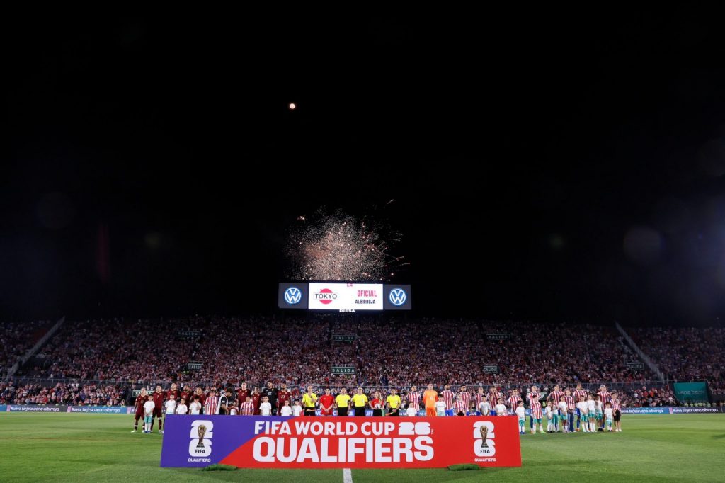 Ferraresi foi titular da Venezuela no jogo contra o Paraguai pelas Eliminatórias. (Foto: X da Albirroja)