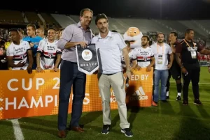 São Paulo conquistou Florida Cup com Rogério Ceni em 2017. (Foto: Reprodução/Florida Cup)