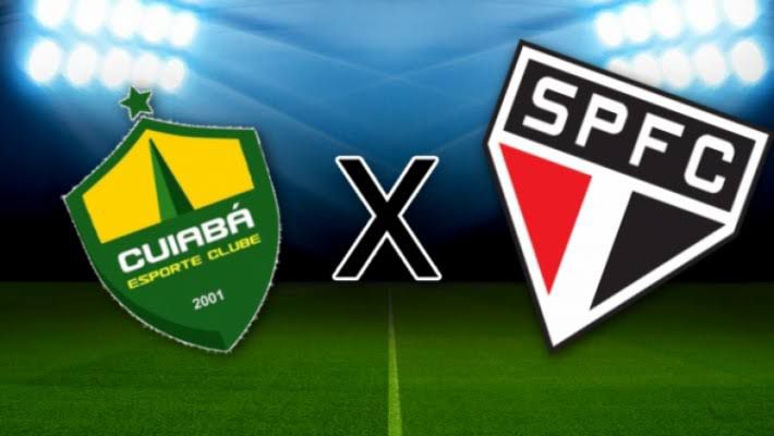 Cuiabá x SPFC. - Foto: Reprodução