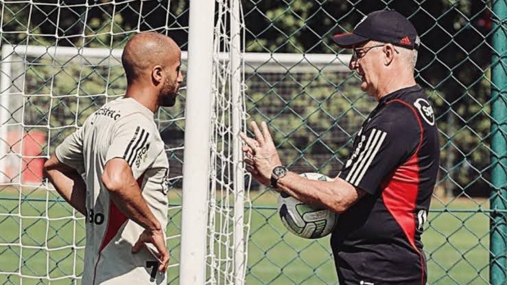 Dorival JR e Lucas Moura atuando pelo São Paulo FC. - Foto: Erico Leonan