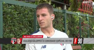 Galoppo, jogador do São Paulo FC em entrevista para a ESPN. - Foto: Reprodução