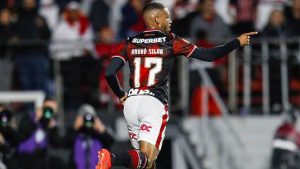 André Silva marcou o segundo gol do São Paulo. (Foto: X do SPFC)